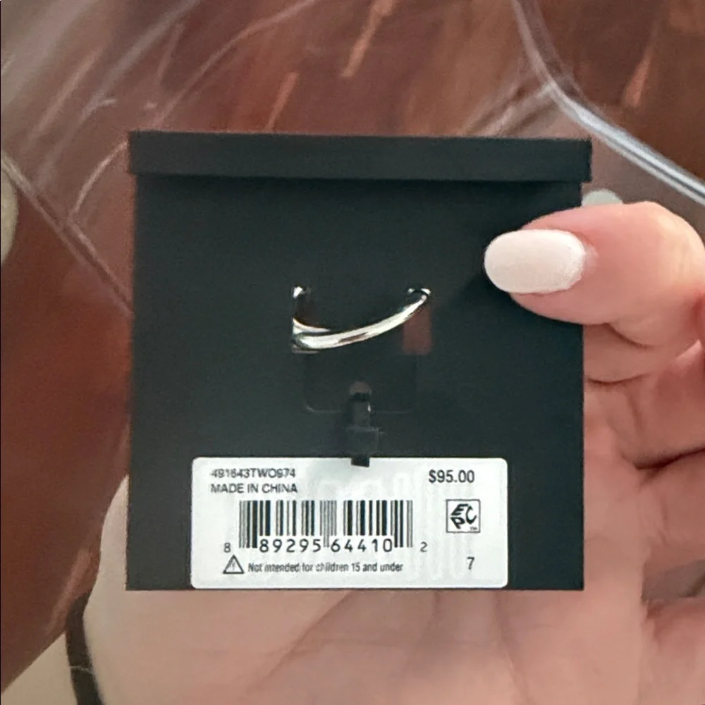 Coach Gold and Black Ring